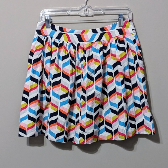 Cynthia Rowley Geometric Print Skirt Size 4 nwot - Picture 2 of 5
